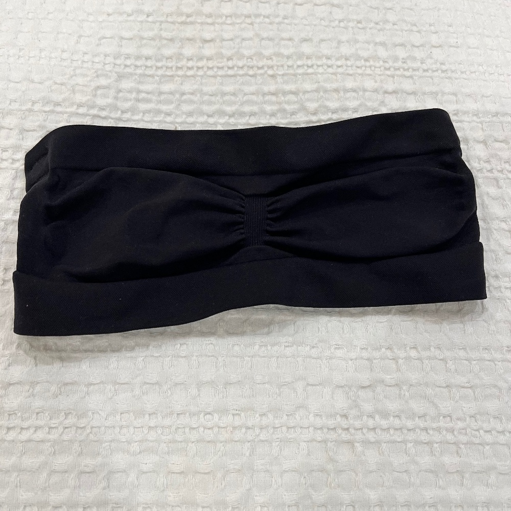 Skims Bandeau Strapless Bra, XXS, Black, Strapless Bra, SKIMS